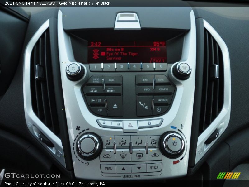 Gold Mist Metallic / Jet Black 2011 GMC Terrain SLE AWD