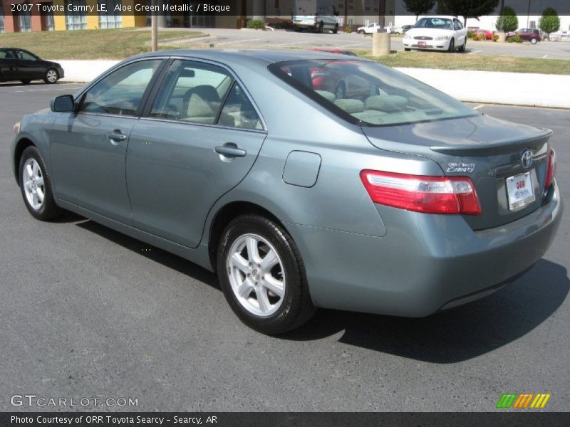 Aloe Green Metallic / Bisque 2007 Toyota Camry LE