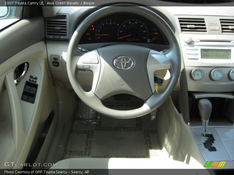Aloe Green Metallic / Bisque 2007 Toyota Camry LE