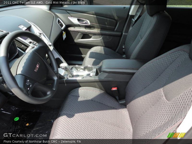 Gold Mist Metallic / Jet Black 2011 GMC Terrain SLE AWD