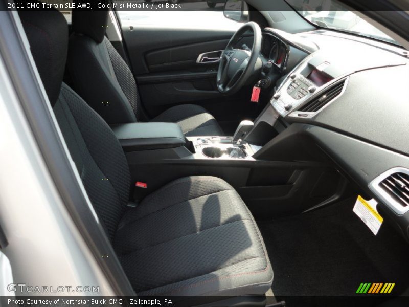 Gold Mist Metallic / Jet Black 2011 GMC Terrain SLE AWD