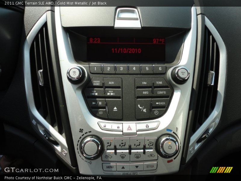 Gold Mist Metallic / Jet Black 2011 GMC Terrain SLE AWD