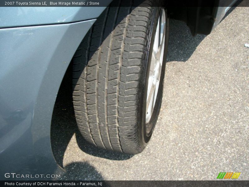 Blue Mirage Metallic / Stone 2007 Toyota Sienna LE
