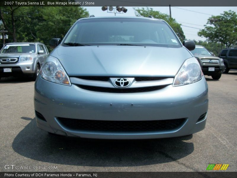 Blue Mirage Metallic / Stone 2007 Toyota Sienna LE