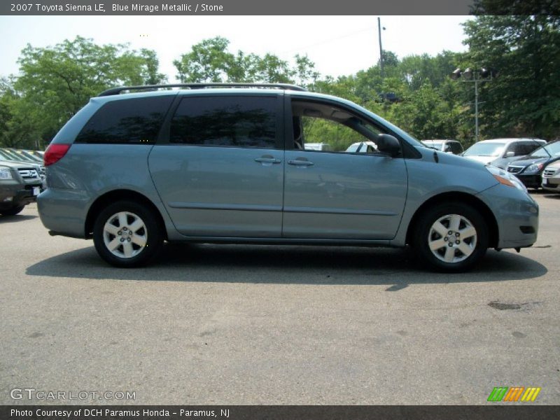 Blue Mirage Metallic / Stone 2007 Toyota Sienna LE