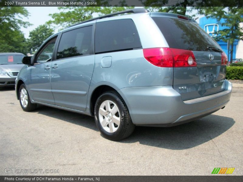 Blue Mirage Metallic / Stone 2007 Toyota Sienna LE