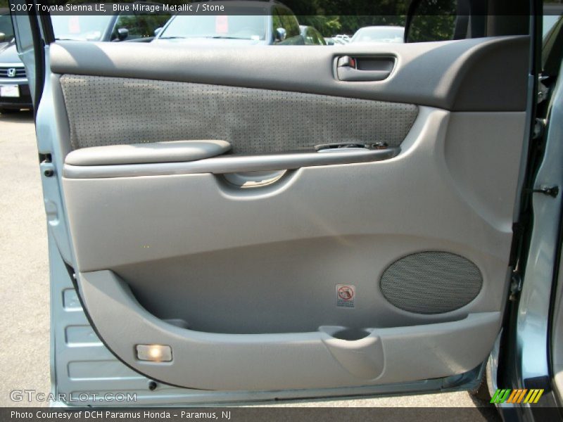 Blue Mirage Metallic / Stone 2007 Toyota Sienna LE