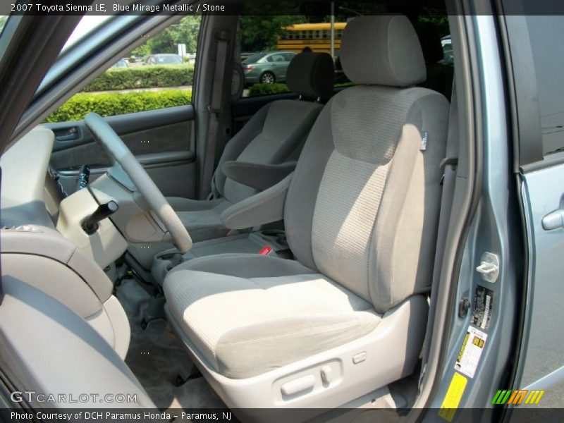 Blue Mirage Metallic / Stone 2007 Toyota Sienna LE