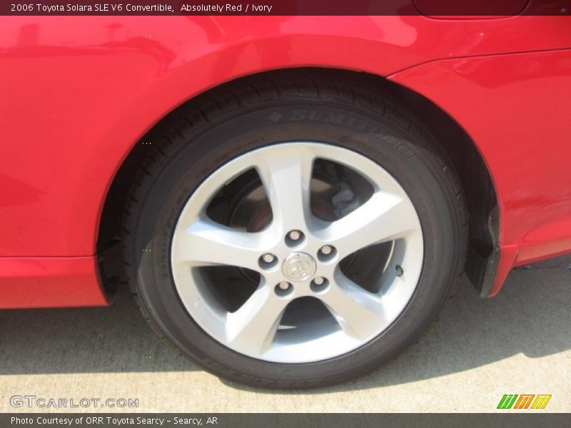 Absolutely Red / Ivory 2006 Toyota Solara SLE V6 Convertible