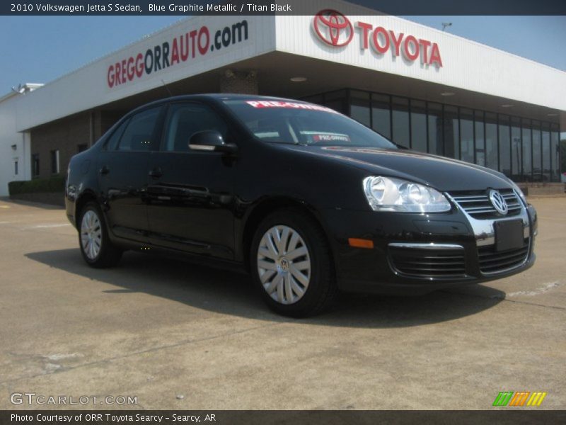 Blue Graphite Metallic / Titan Black 2010 Volkswagen Jetta S Sedan
