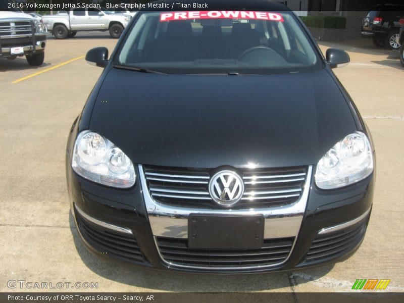 Blue Graphite Metallic / Titan Black 2010 Volkswagen Jetta S Sedan