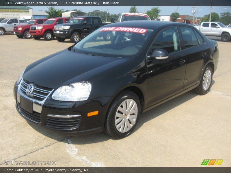 Blue Graphite Metallic / Titan Black 2010 Volkswagen Jetta S Sedan