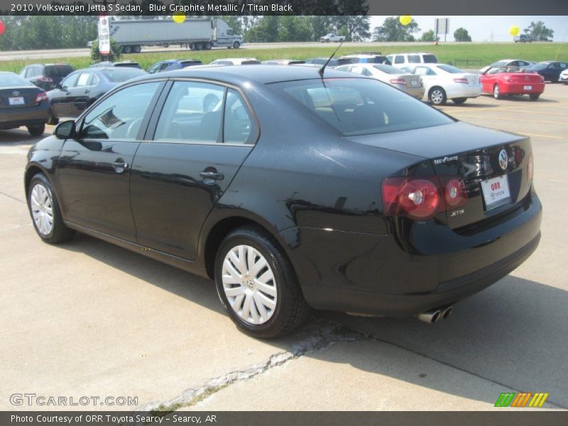 Blue Graphite Metallic / Titan Black 2010 Volkswagen Jetta S Sedan