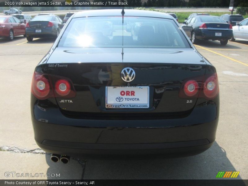 Blue Graphite Metallic / Titan Black 2010 Volkswagen Jetta S Sedan