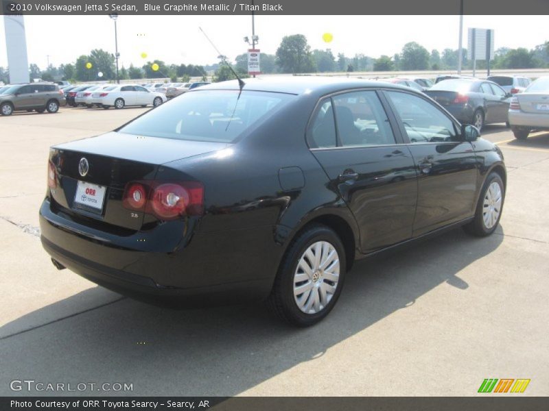 Blue Graphite Metallic / Titan Black 2010 Volkswagen Jetta S Sedan