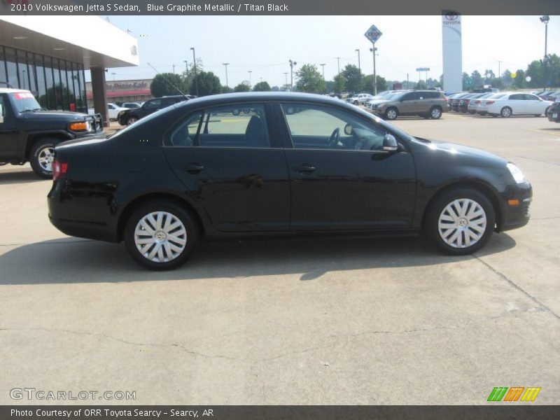 Blue Graphite Metallic / Titan Black 2010 Volkswagen Jetta S Sedan