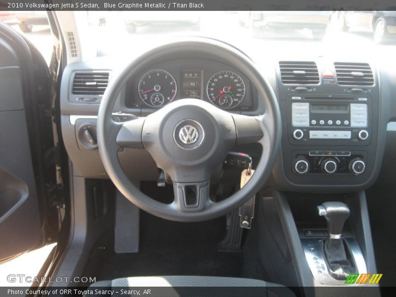 Blue Graphite Metallic / Titan Black 2010 Volkswagen Jetta S Sedan