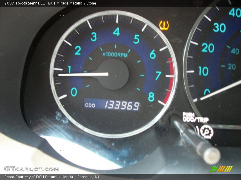Blue Mirage Metallic / Stone 2007 Toyota Sienna LE