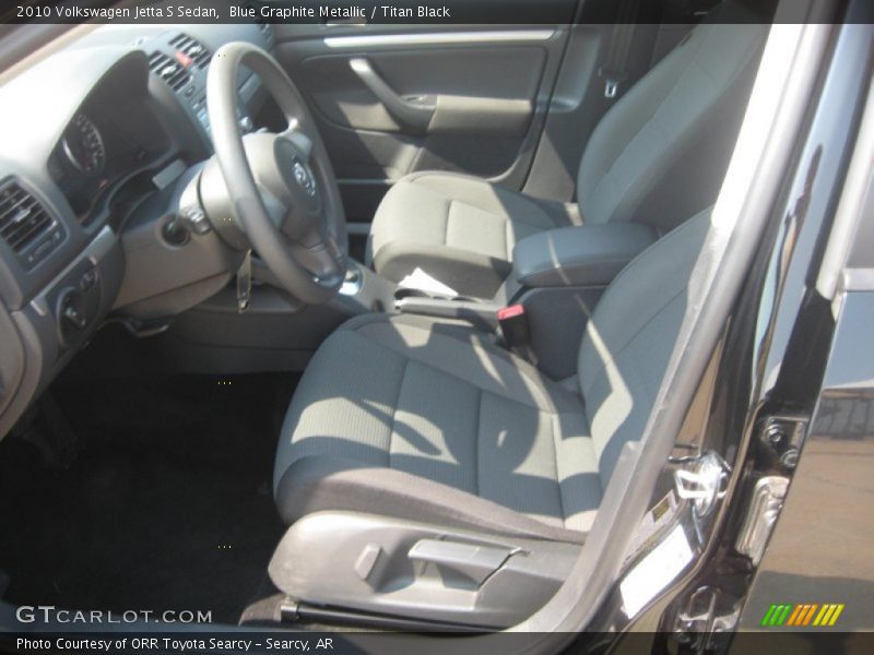 Blue Graphite Metallic / Titan Black 2010 Volkswagen Jetta S Sedan