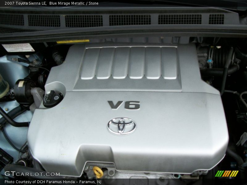 Blue Mirage Metallic / Stone 2007 Toyota Sienna LE
