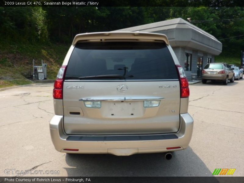 Savannah Beige Metallic / Ivory 2009 Lexus GX 470