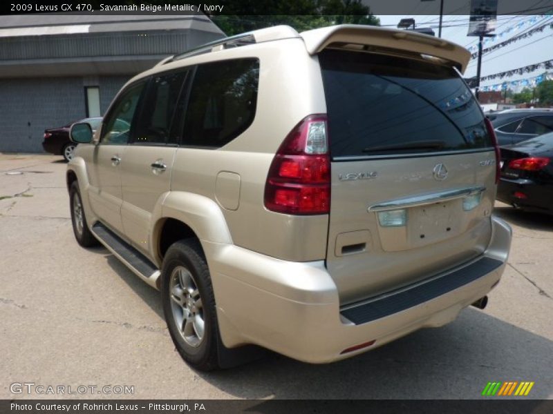 Savannah Beige Metallic / Ivory 2009 Lexus GX 470