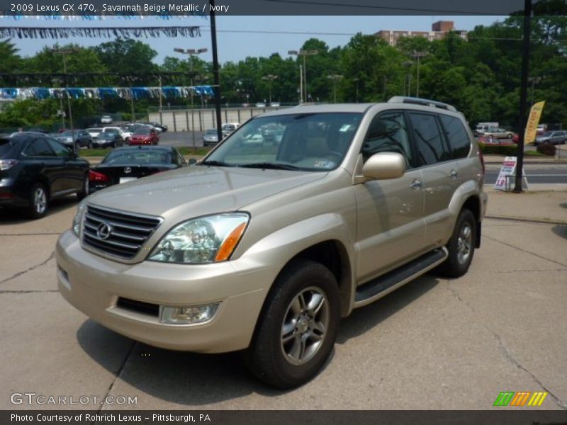 Savannah Beige Metallic / Ivory 2009 Lexus GX 470