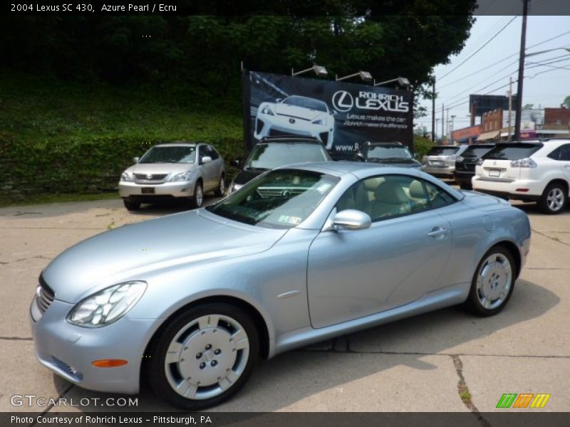 Azure Pearl / Ecru 2004 Lexus SC 430