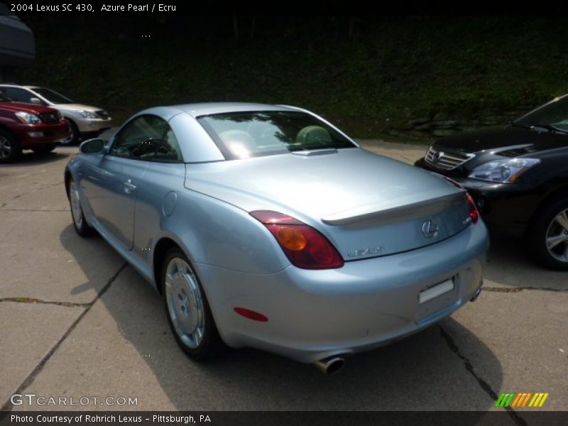Azure Pearl / Ecru 2004 Lexus SC 430