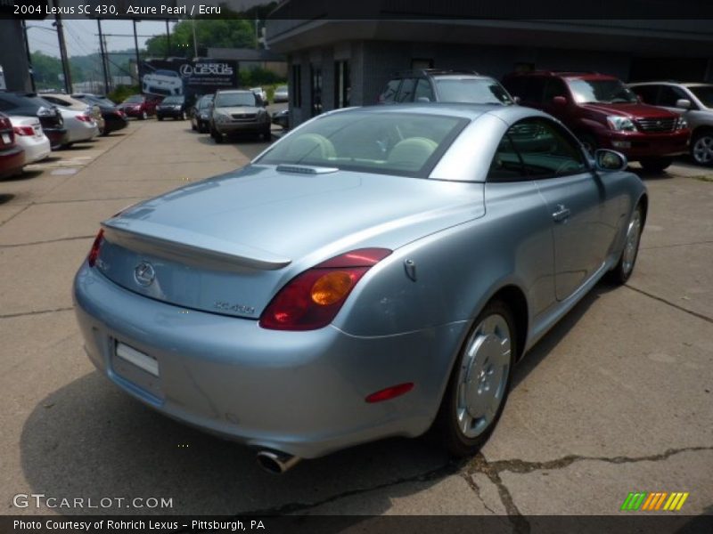 Azure Pearl / Ecru 2004 Lexus SC 430