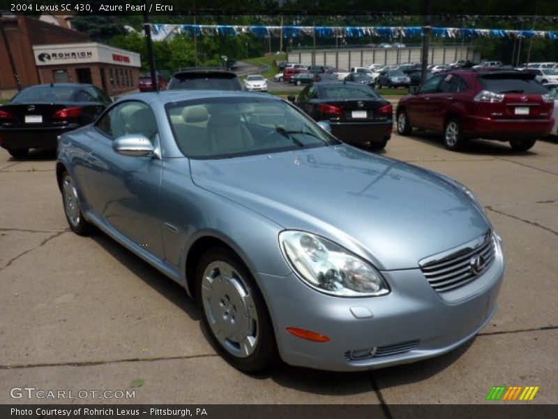 Azure Pearl / Ecru 2004 Lexus SC 430