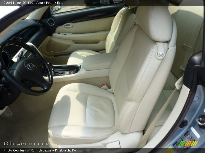 Azure Pearl / Ecru 2004 Lexus SC 430