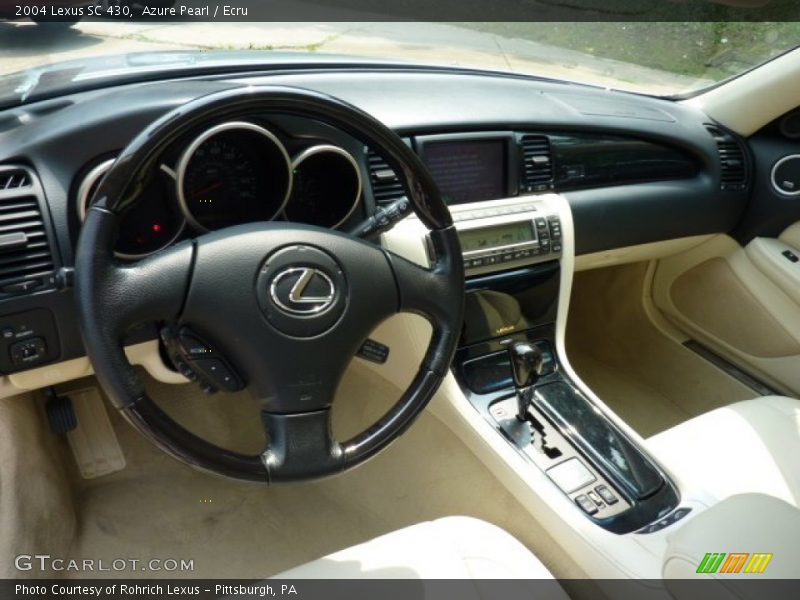 Azure Pearl / Ecru 2004 Lexus SC 430