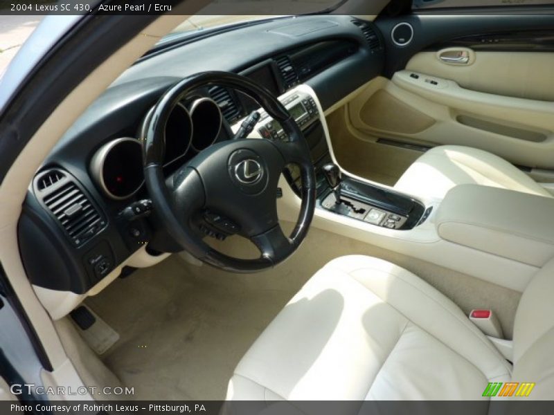 Azure Pearl / Ecru 2004 Lexus SC 430