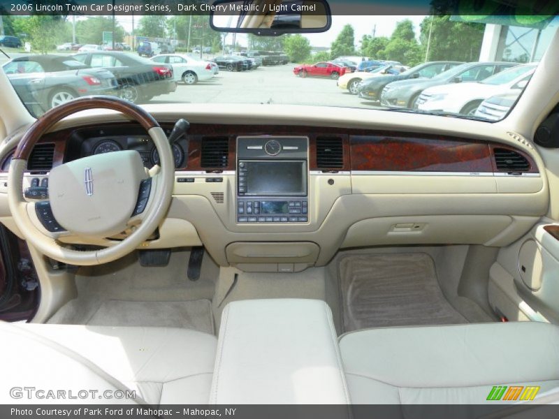 Dark Cherry Metallic / Light Camel 2006 Lincoln Town Car Designer Series