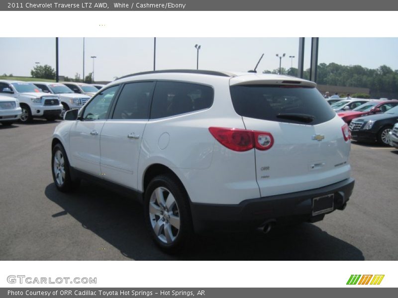 White / Cashmere/Ebony 2011 Chevrolet Traverse LTZ AWD