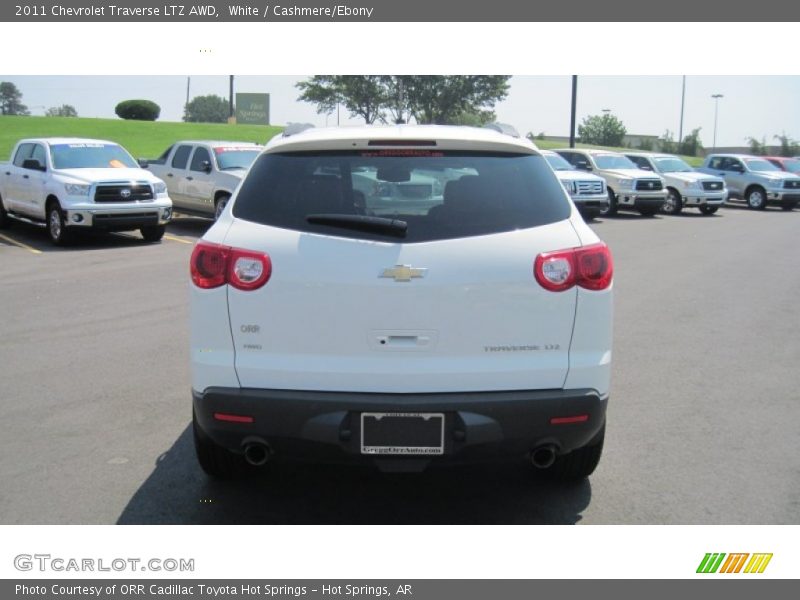 White / Cashmere/Ebony 2011 Chevrolet Traverse LTZ AWD