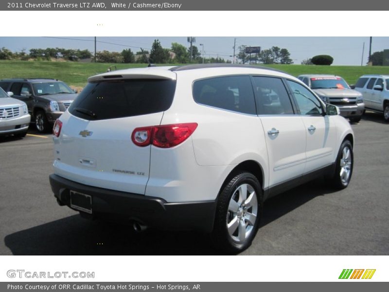 White / Cashmere/Ebony 2011 Chevrolet Traverse LTZ AWD