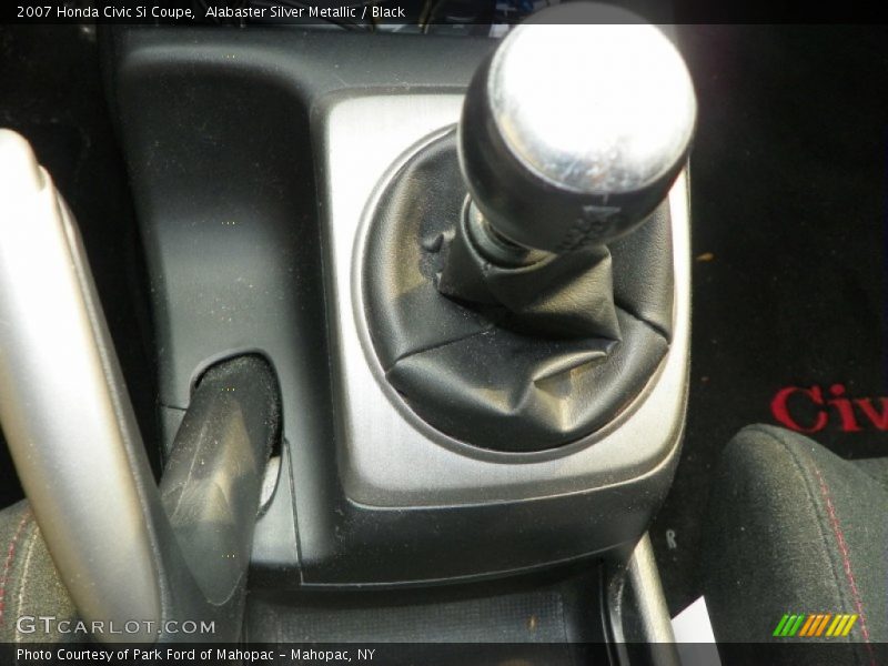 Alabaster Silver Metallic / Black 2007 Honda Civic Si Coupe