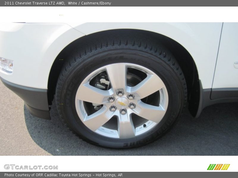 White / Cashmere/Ebony 2011 Chevrolet Traverse LTZ AWD