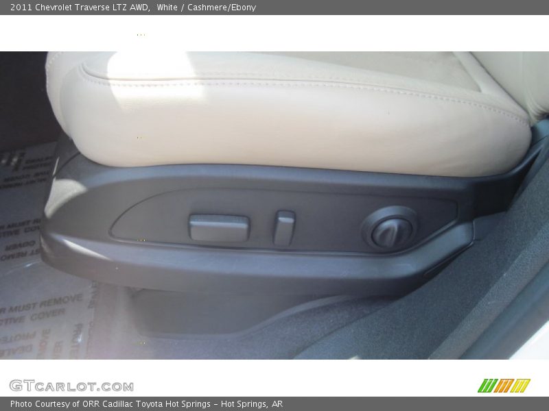 White / Cashmere/Ebony 2011 Chevrolet Traverse LTZ AWD