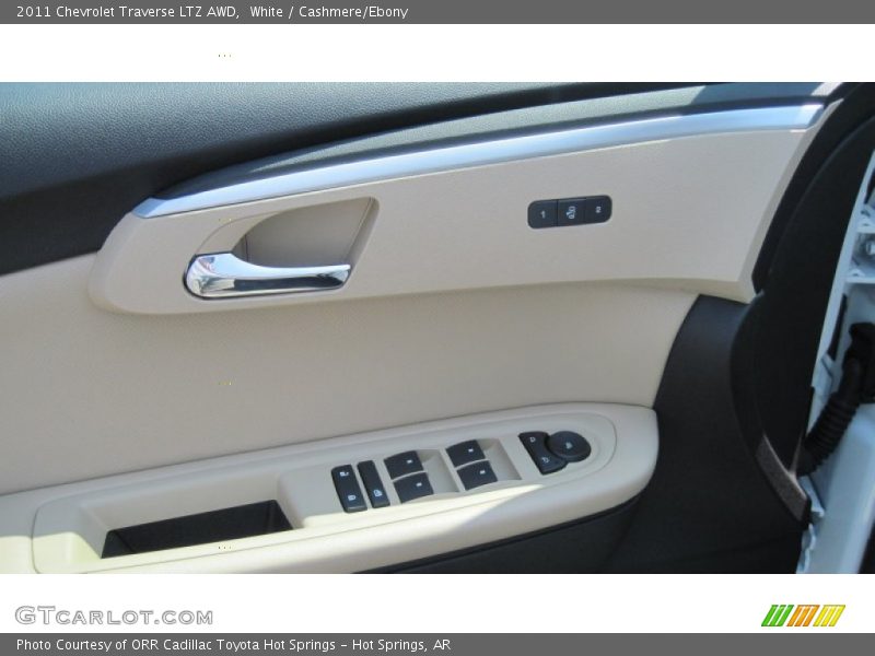 White / Cashmere/Ebony 2011 Chevrolet Traverse LTZ AWD