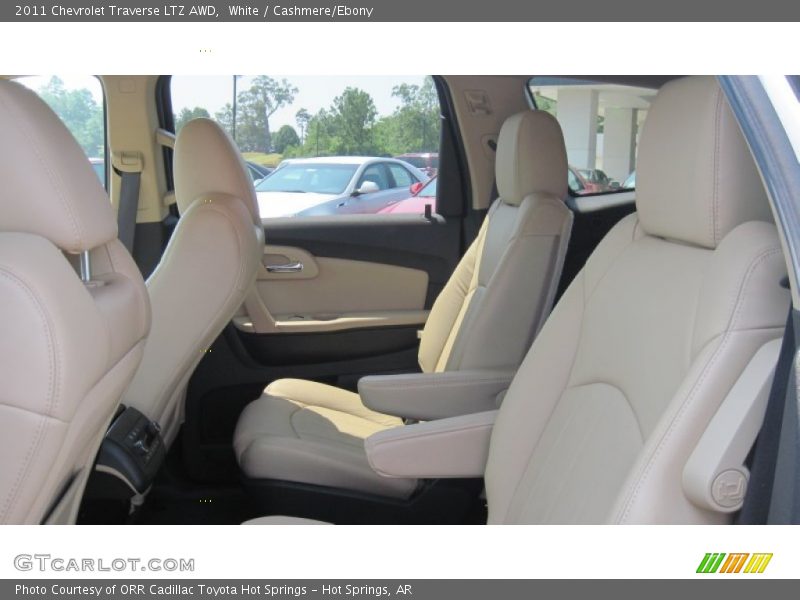 White / Cashmere/Ebony 2011 Chevrolet Traverse LTZ AWD