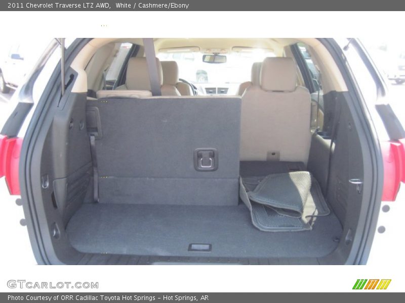 White / Cashmere/Ebony 2011 Chevrolet Traverse LTZ AWD