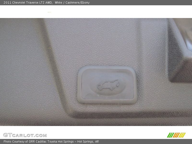 White / Cashmere/Ebony 2011 Chevrolet Traverse LTZ AWD