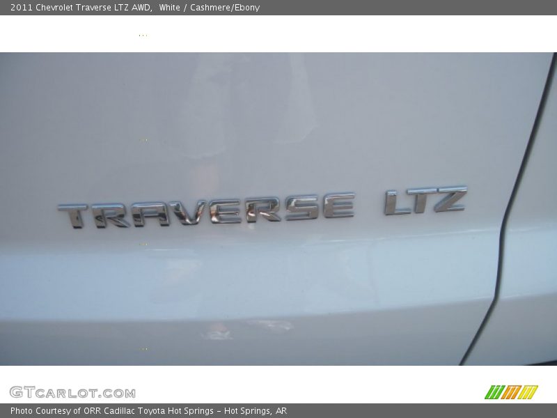 White / Cashmere/Ebony 2011 Chevrolet Traverse LTZ AWD