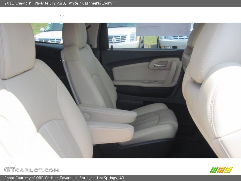 White / Cashmere/Ebony 2011 Chevrolet Traverse LTZ AWD