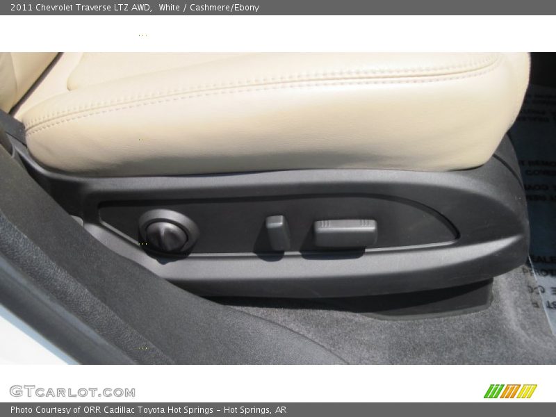 White / Cashmere/Ebony 2011 Chevrolet Traverse LTZ AWD