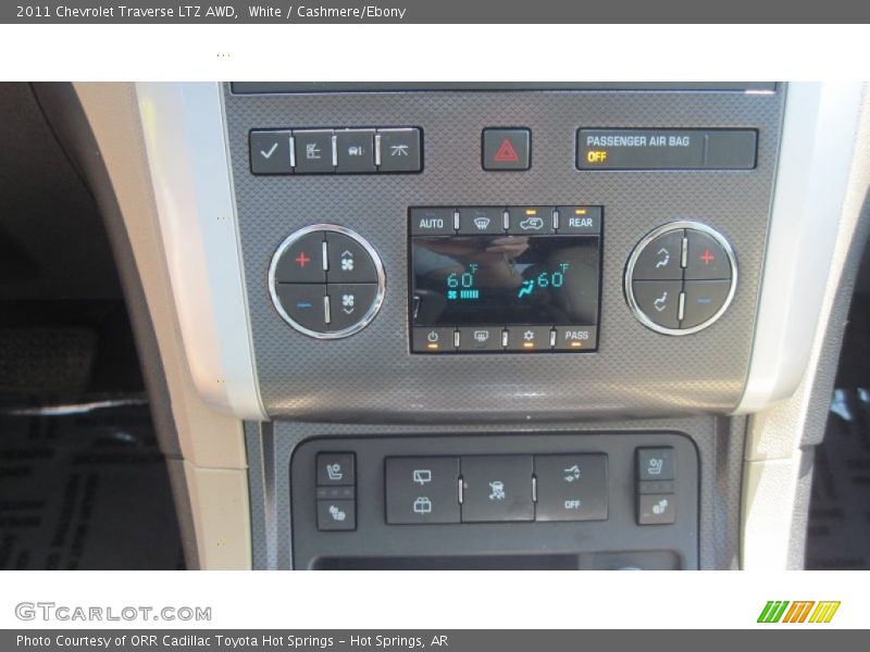 White / Cashmere/Ebony 2011 Chevrolet Traverse LTZ AWD