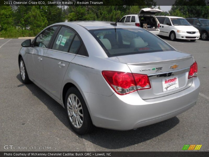 Silver Ice Metallic / Medium Titanium 2011 Chevrolet Cruze ECO